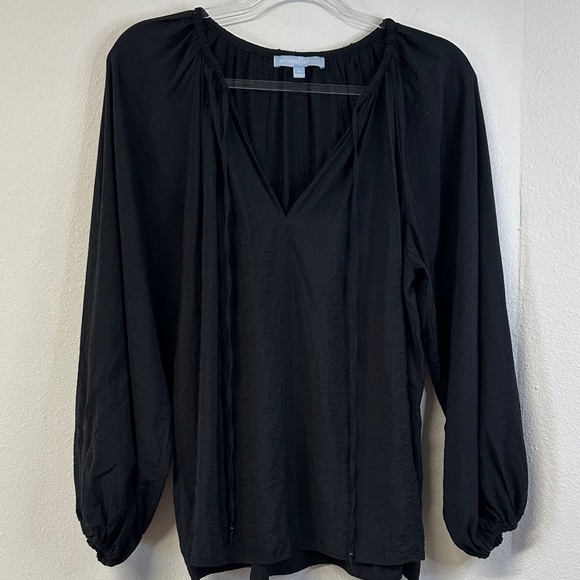 Antonio Melani Effie Long Sleeve V-Neck Blouse Size M - Picture 2 of 7